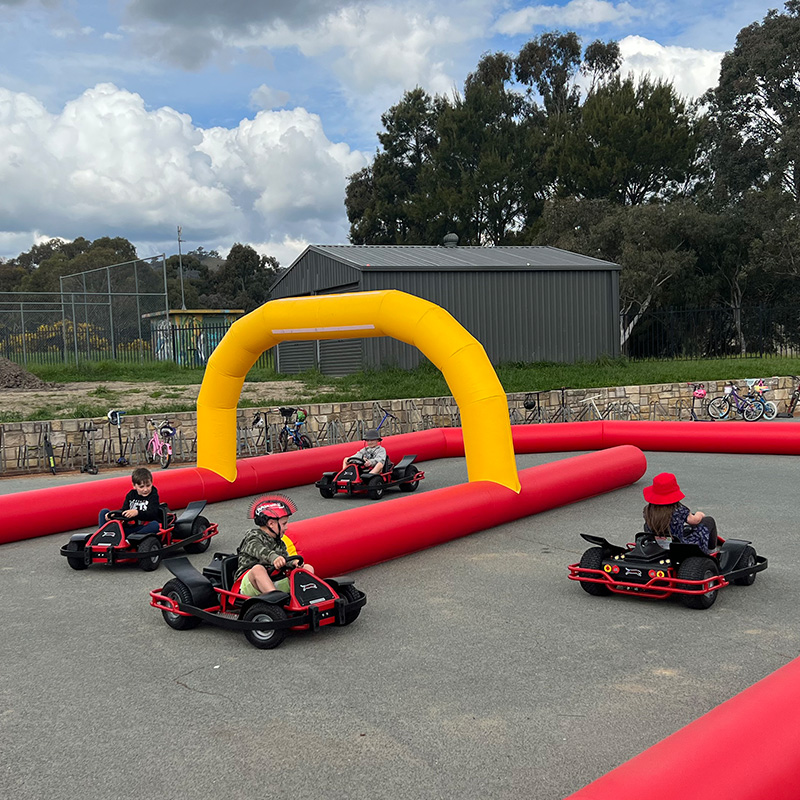 go kart school event party corporate hire kids go karts hire sydney